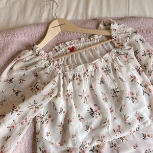 Guess Floral Off the shoulder top Medium